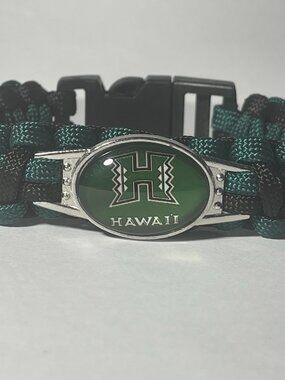 Hawaii Rainbow Warriors NCAA Paracord Bracelet NEW
